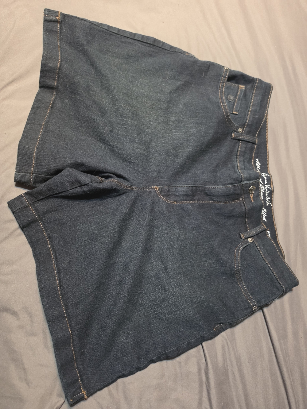 Gloria Vanderbilt Dark Blue Denim Shorts